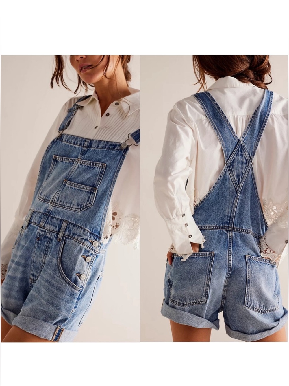 Free People Ziggy Shortalls
